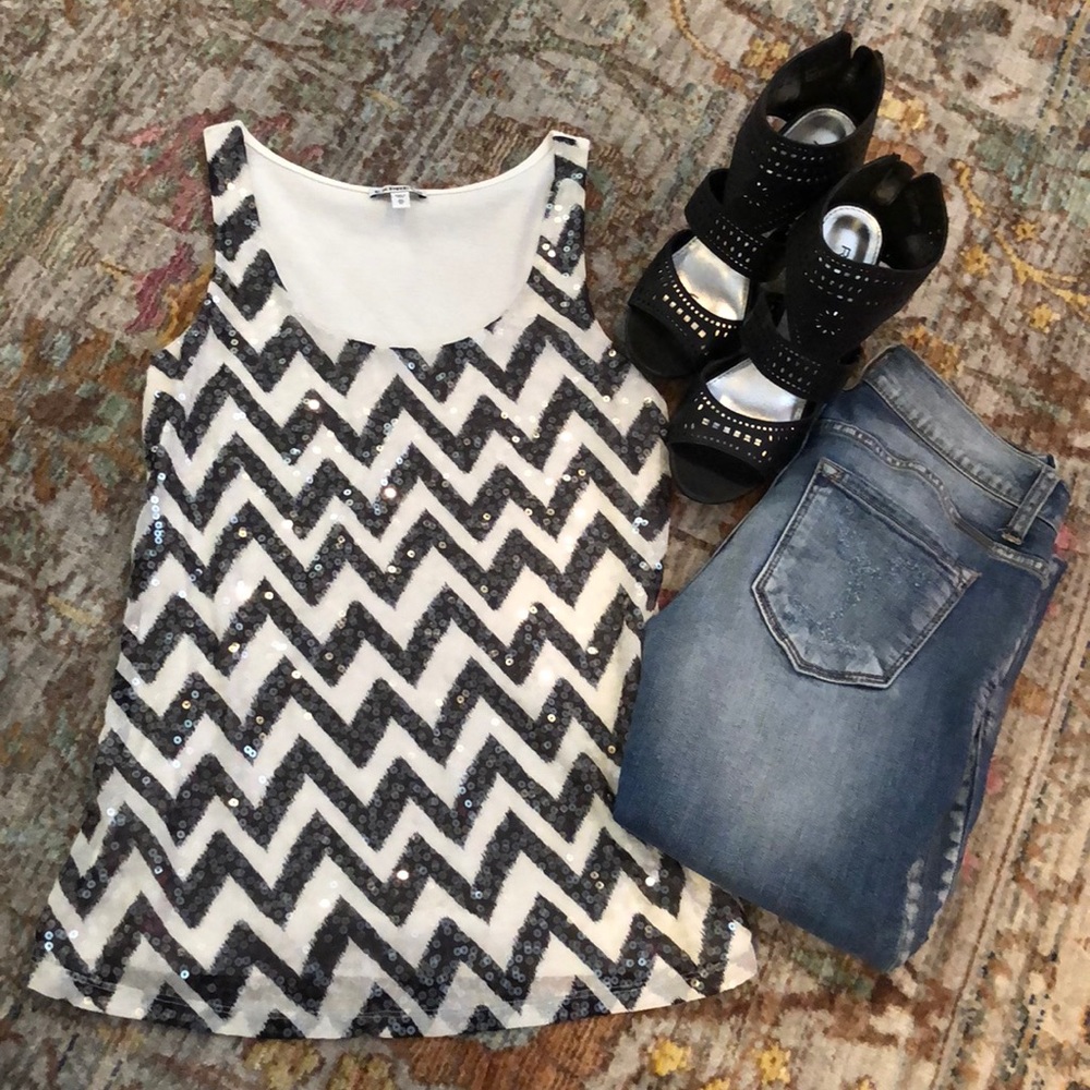 Express sequin tank